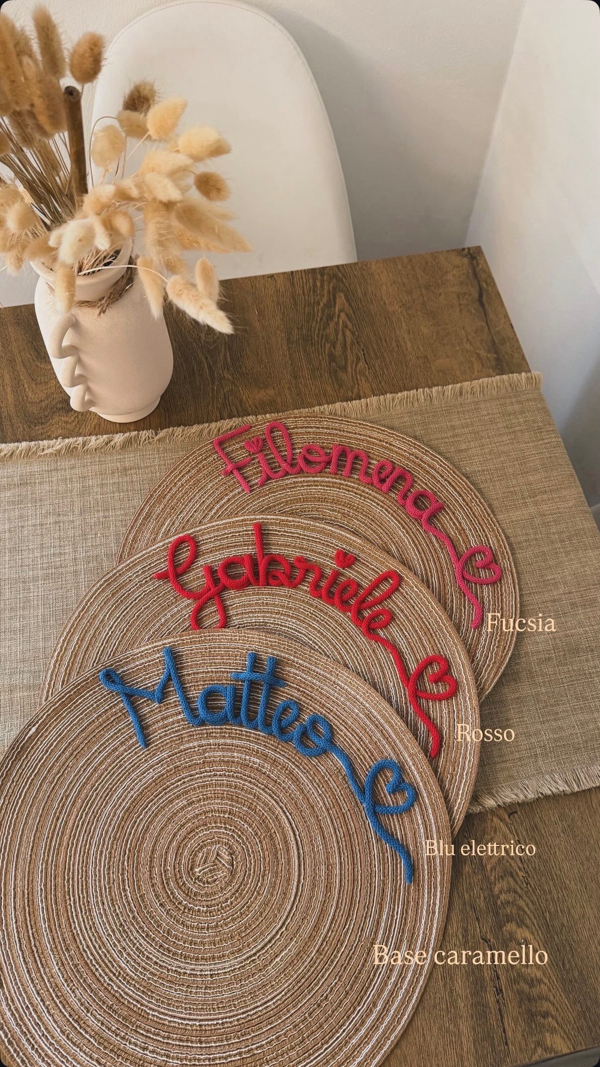 Tovagliette personalizzate