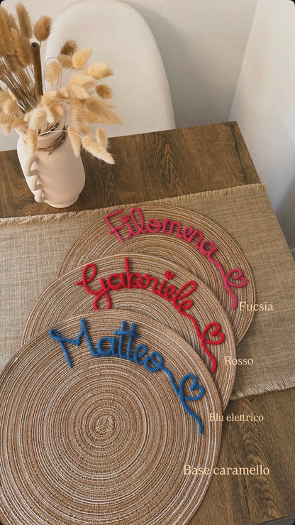 Tovagliette personalizzate