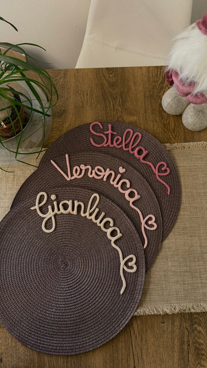 Tovagliette personalizzate